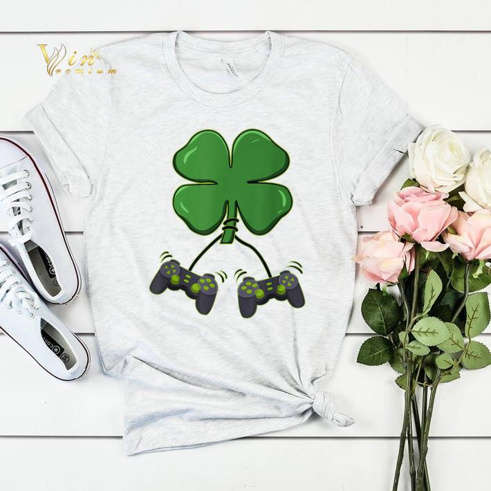 Four leaf clover video game controllers shirt sweater 4 - Four leaf clover video game controllers shirt sweater
