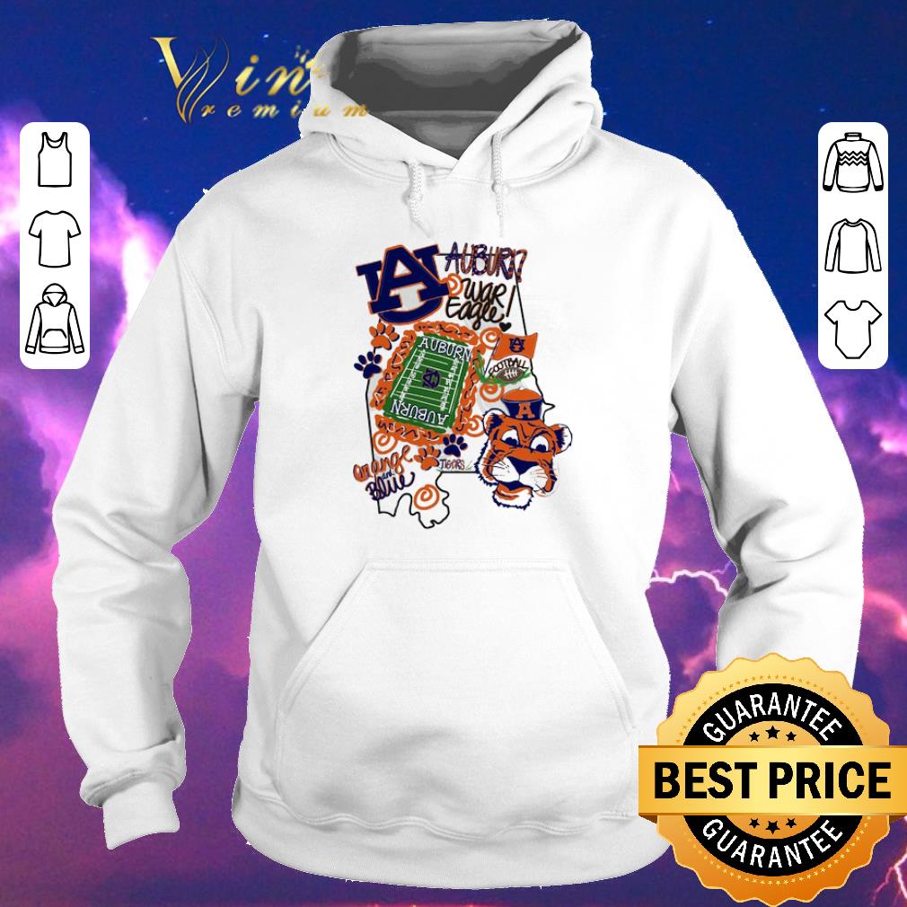 Funny Auburn Tigers War Eagle Orange and blue shirt sweater 4 - Funny Auburn Tigers War Eagle Orange and blue shirt sweater