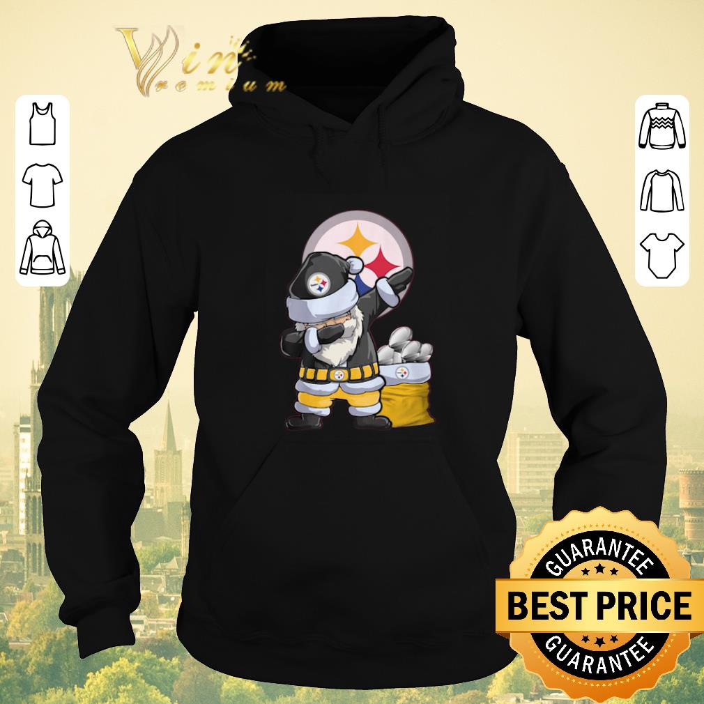 Funny Christmas Dabbing Santa Pittsburgh Steelers Logo shirt 4 - Funny Christmas Dabbing Santa Pittsburgh Steelers Logo shirt