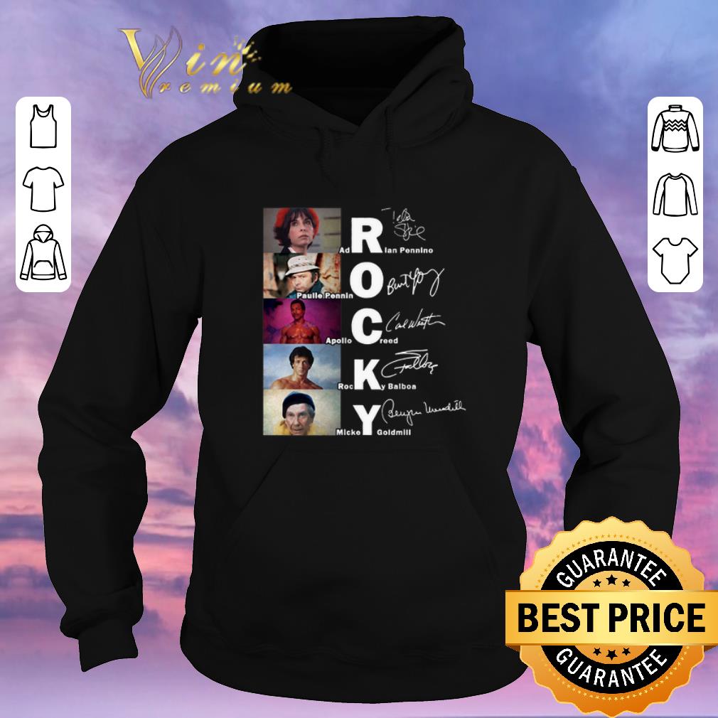 Funny Signatures Rocky Balboa Adrian Pennino Apollo Creed shirt 4 - Funny Signatures Rocky Balboa Adrian Pennino Apollo Creed shirt