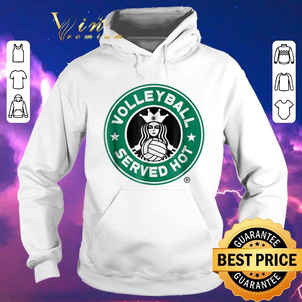 Funny Volleyball Served Hot Starbucks Logo shirt sweater 4 - Funny Volleyball Served Hot Starbucks Logo shirt sweater
