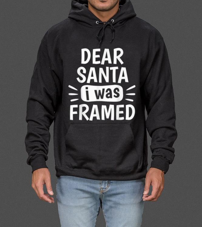 Great Christmas Gift Dear Santa I Was Framed Santa Claus Trouble sweater 4 - Great Christmas Gift Dear Santa I Was Framed Santa Claus Trouble sweater