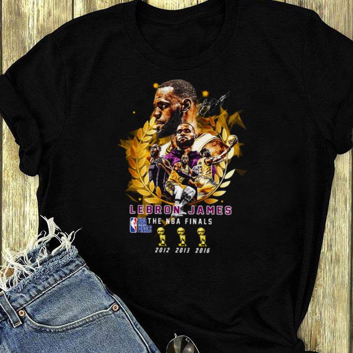 Great Lebron James The NBA Finals 2012 2013 2016 shirt 4 - Great Lebron James The NBA Finals 2012 2013 2016 shirt