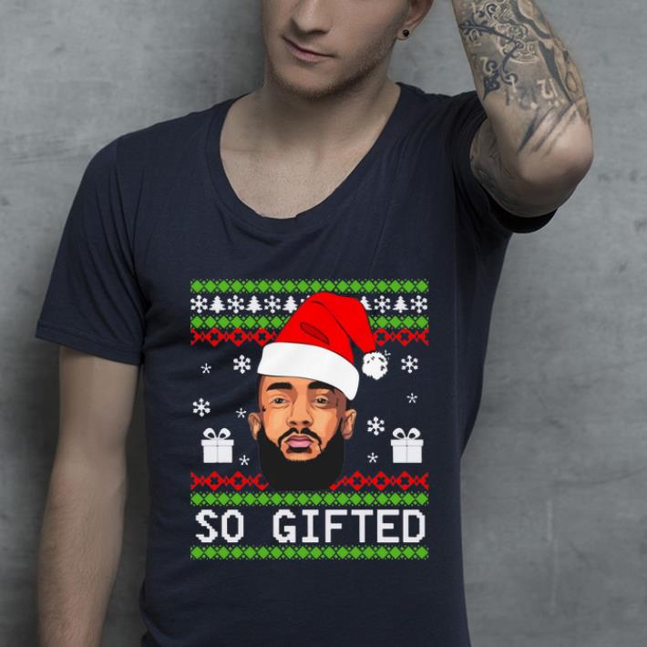 Great Santa Lebron James So Gifted Ugly Christmas shirt 4 - Great Santa Lebron James So Gifted Ugly Christmas shirt