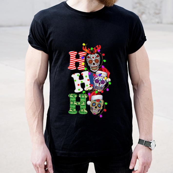 Great Sugar Skull Ho Ho Ho Christmas shirt 4 - Great Sugar Skull Ho Ho Ho Christmas shirt