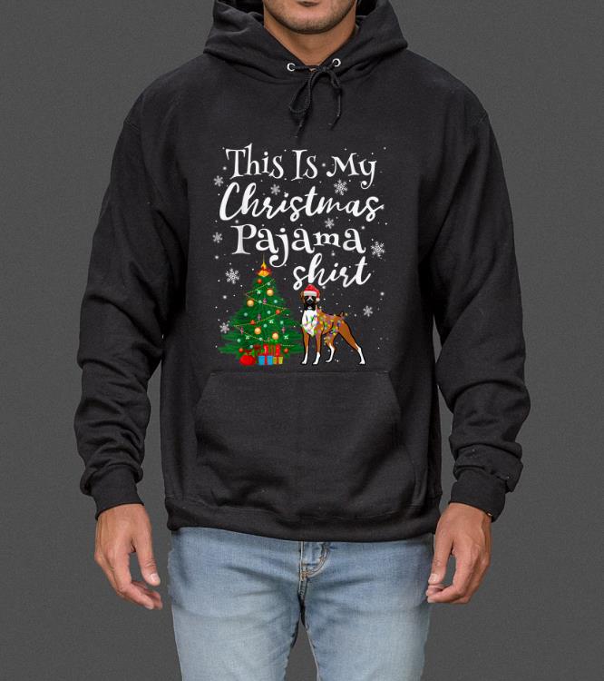 Great This is my Christmas Pajama Boxer Lover Dog sweater 4 - Great This is my Christmas Pajama Boxer Lover Dog sweater