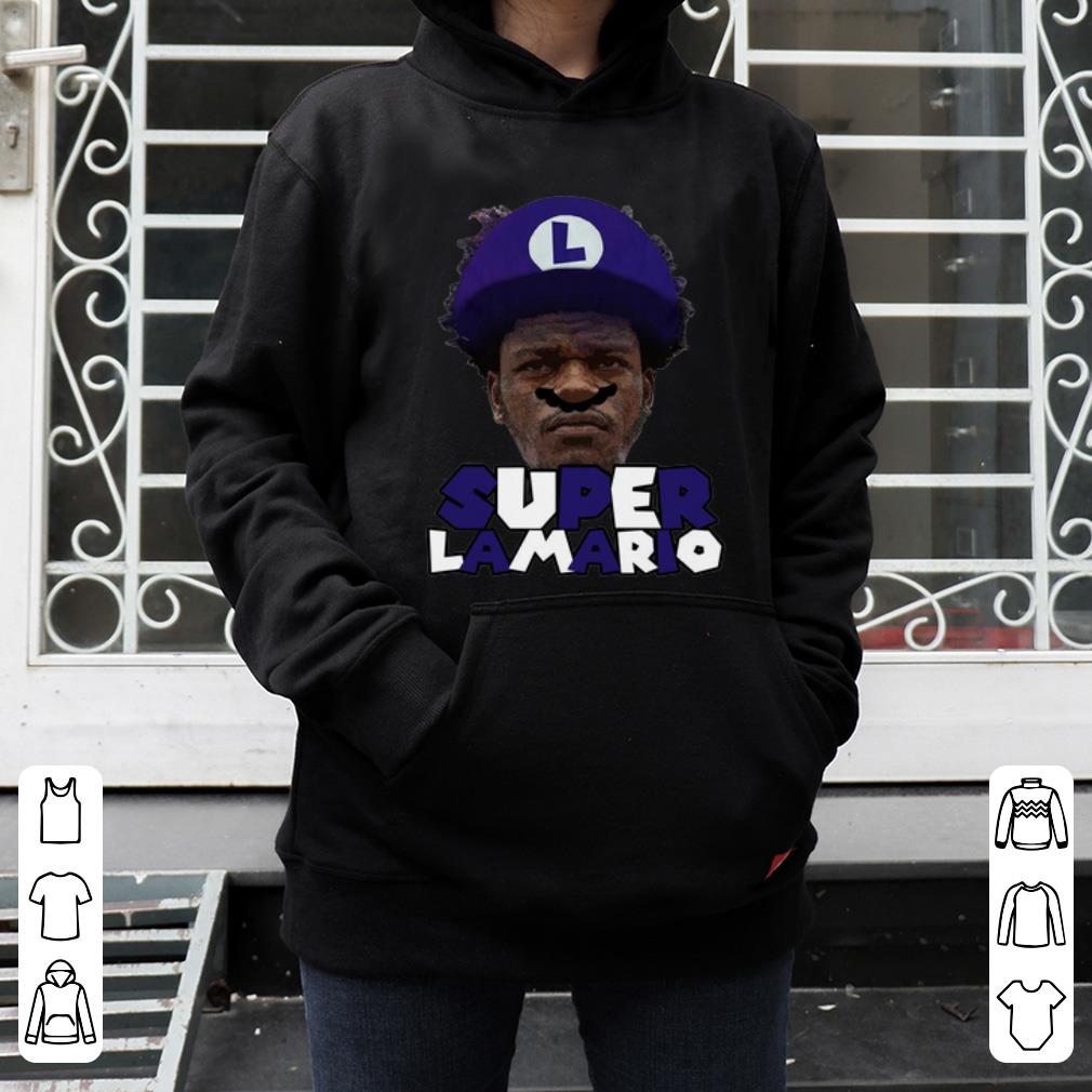 Hot Baltimore Ravens Lamar Jackson Super Lamario shirt 4 - Hot Baltimore Ravens Lamar Jackson Super Lamario shirt