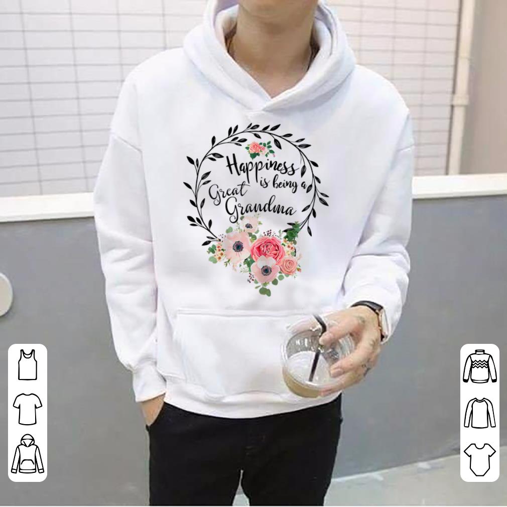 Hot Happiness Is Being A Great Grandma Floral shirt 4 - Hot Happiness Is Being A Great Grandma Floral shirt