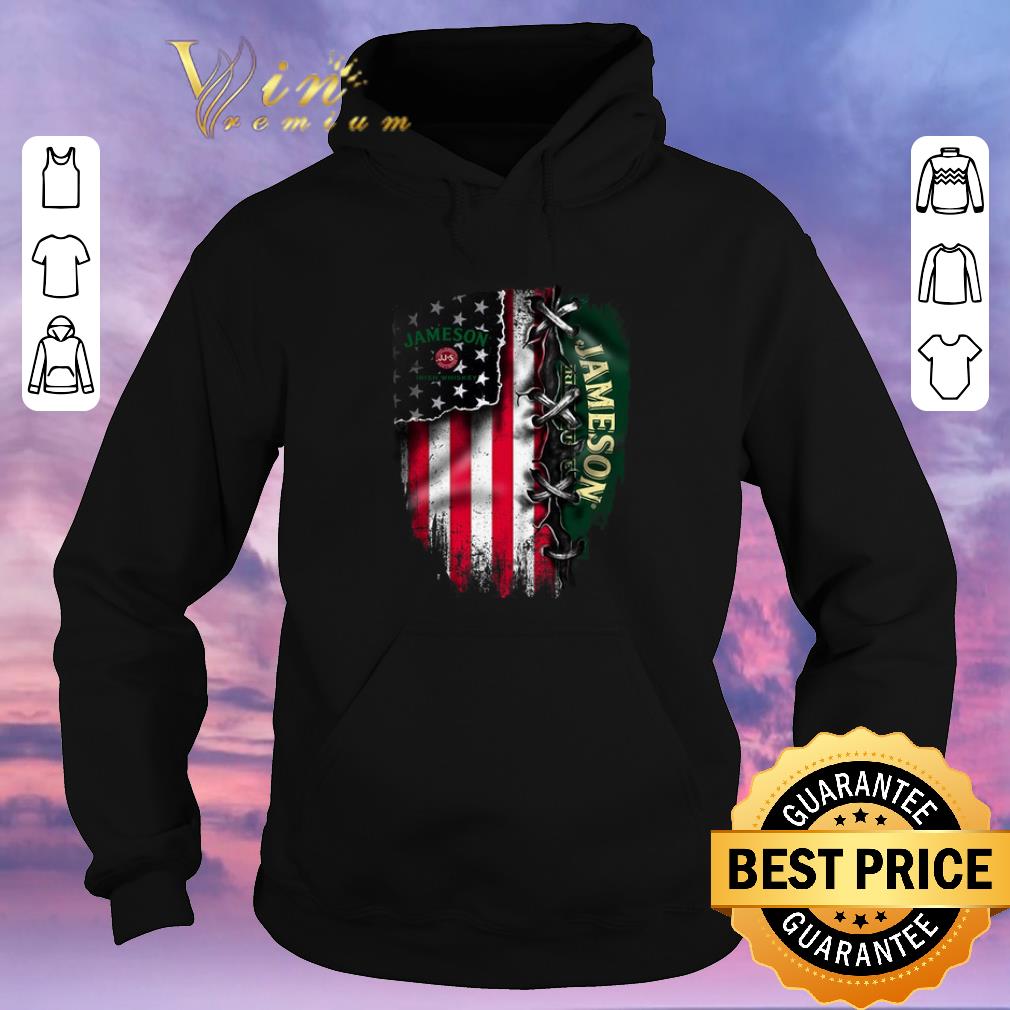 Hot Jameson Irish Whiskey inside American flag shirt 4 - Hot Jameson Irish Whiskey inside American flag shirt