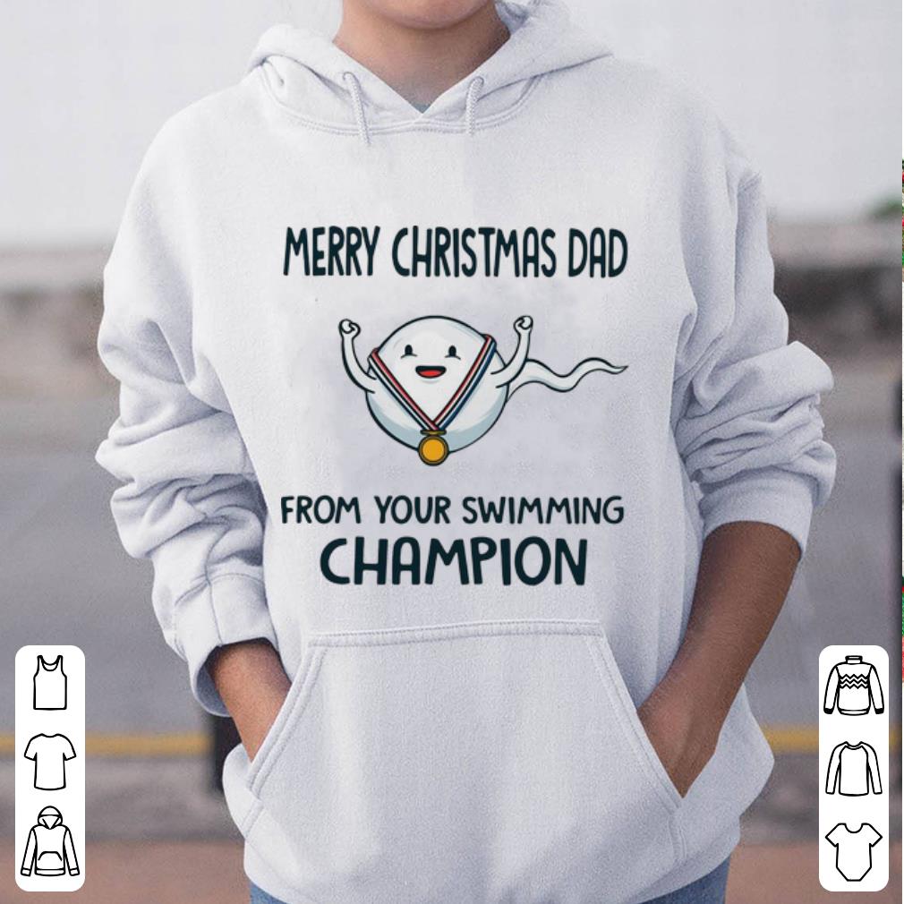 Hot Merry Christmas Dad From Your Swimming Champion shirt 4 - Hot Merry Christmas Dad From Your Swimming Champion shirt