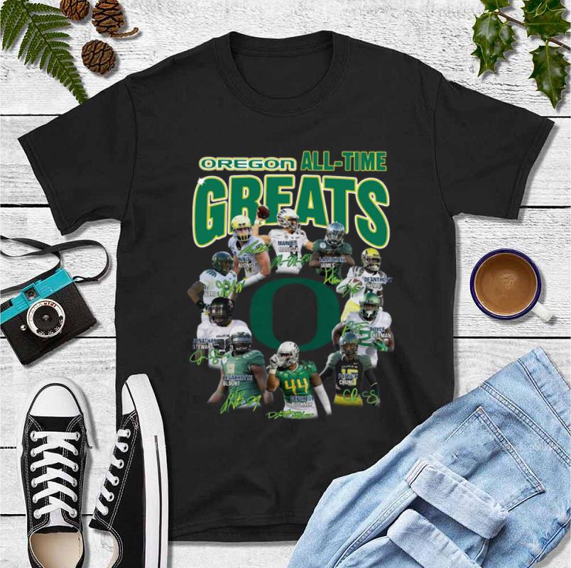 Hot Oregon All time greats signatures shirt 4 - Hot Oregon All-time greats signatures shirt