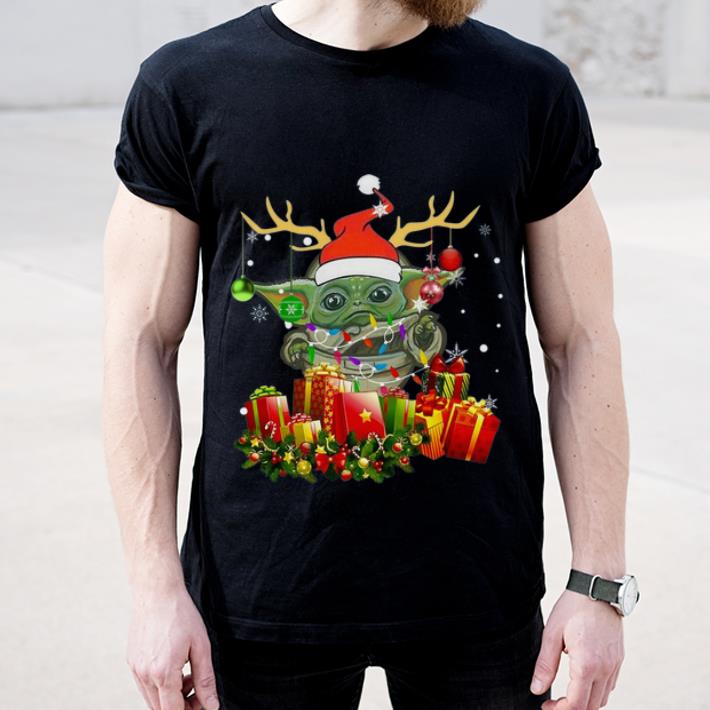 Hot Santa Baby Yoda Reindeer Christmas Light Christmas Gift shirt 4 - Hot Santa Baby Yoda Reindeer Christmas Light Christmas Gift shirt