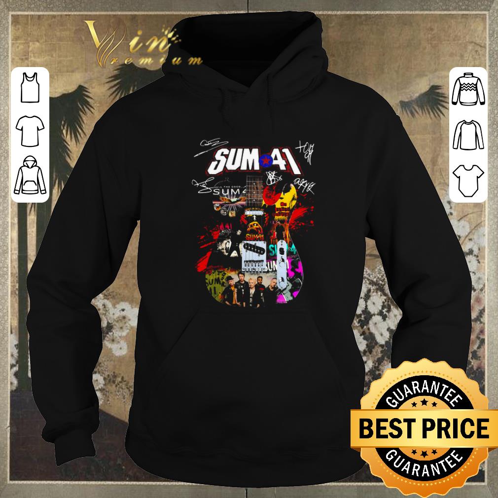 Hot Signature Sum 41 Guitarist all shirt Hot Signature Sum 41 Guitarist all shirt 4 - Hot Signature Sum 41 Guitarist all shirt