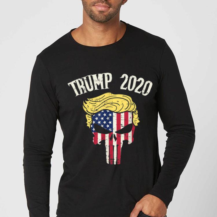 Hot Trump 2020 Skull US Flag shirt 4 - Hot Trump 2020 Skull US Flag shirt