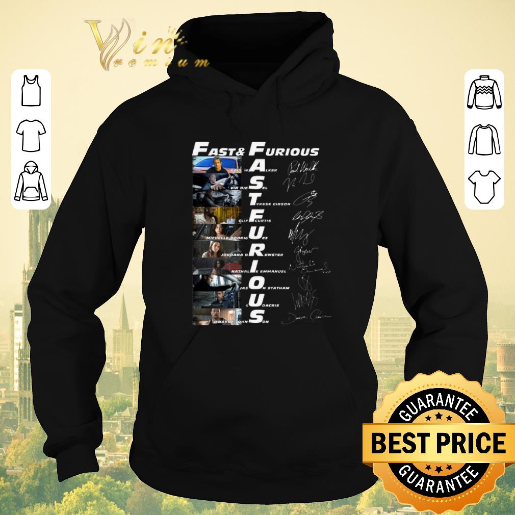 Hot Vin Diesel Fast Furious Fastfurious characters signatures shirt 4 - Hot Vin Diesel Fast & Furious Fastfurious characters signatures shirt