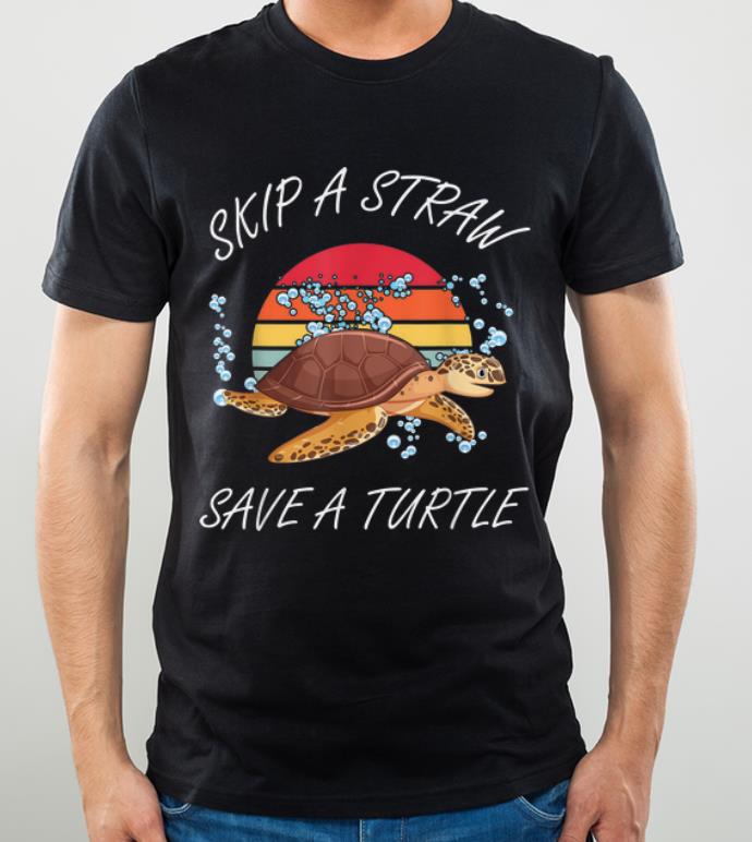 Hot Vintage Skip A Straw Save A Turtle shirt 4 - Hot Vintage Skip A Straw Save A Turtle shirt