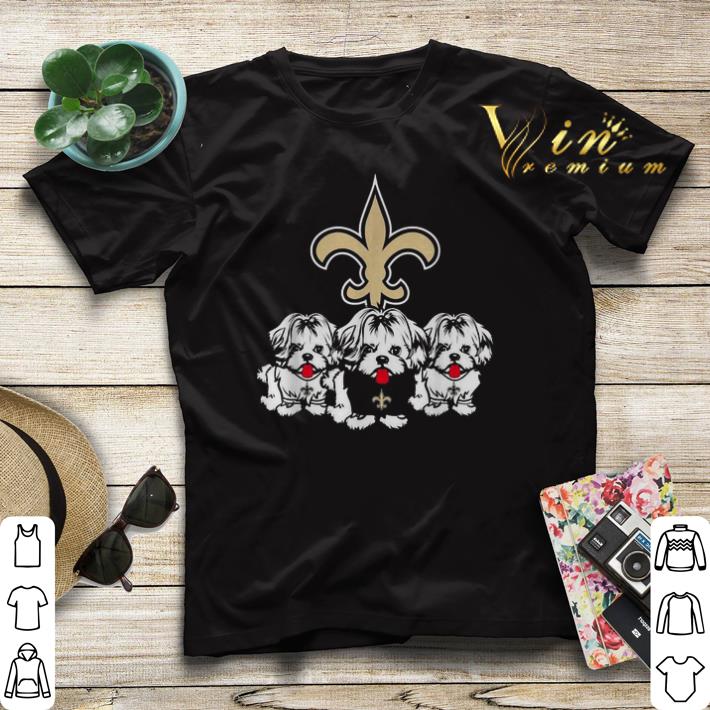 New Orleans Saints Shih Tzu shirt sweater 4 - New Orleans Saints Shih Tzu shirt sweater