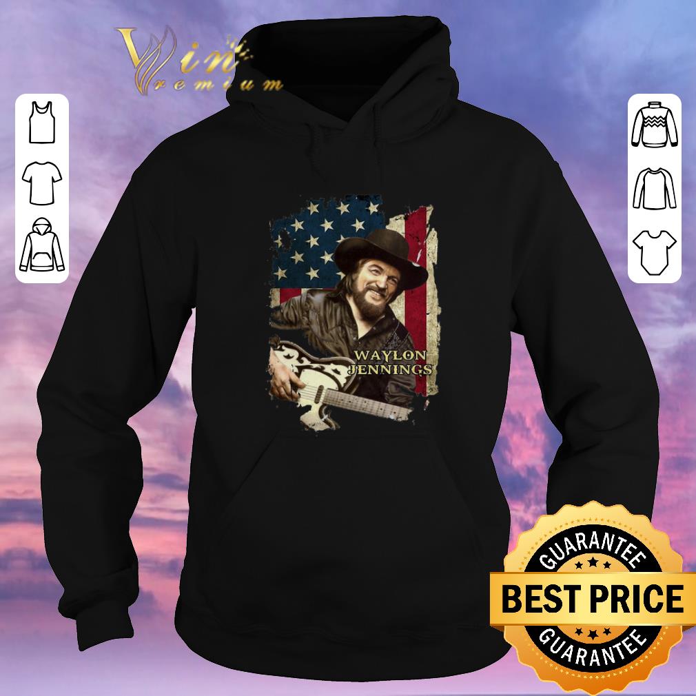 Nice American flag Waylon Jennings shirt sweater 4 - Nice American flag Waylon Jennings shirt sweater
