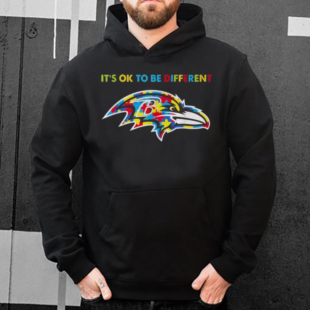 Nice Baltimore Ravens Autism It s Ok To Be Different shirt 4 - Nice Baltimore Ravens Autism It's Ok To Be Different shirt