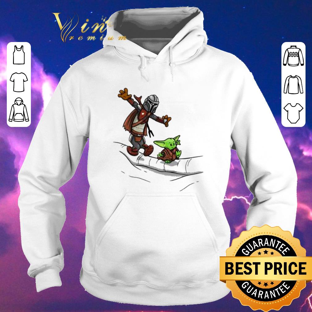 Nice Mando and Baby Yoda Mandalorian shirt sweater 4 - Nice Mando and Baby Yoda Mandalorian shirt sweater