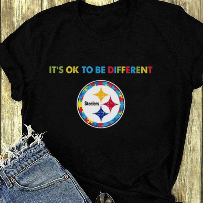 Nice Pittsburgh Steelers Autism it s ok to be different shirt 4 - Nice Pittsburgh Steelers Autism it’s ok to be different shirt