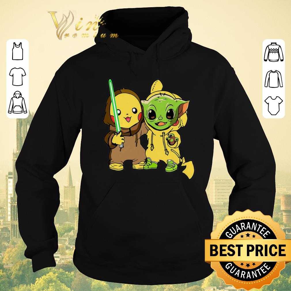 Nice Star Wars Baby Pikachu and Baby Yoda shirt 4 - Nice Star Wars Baby Pikachu and Baby Yoda shirt