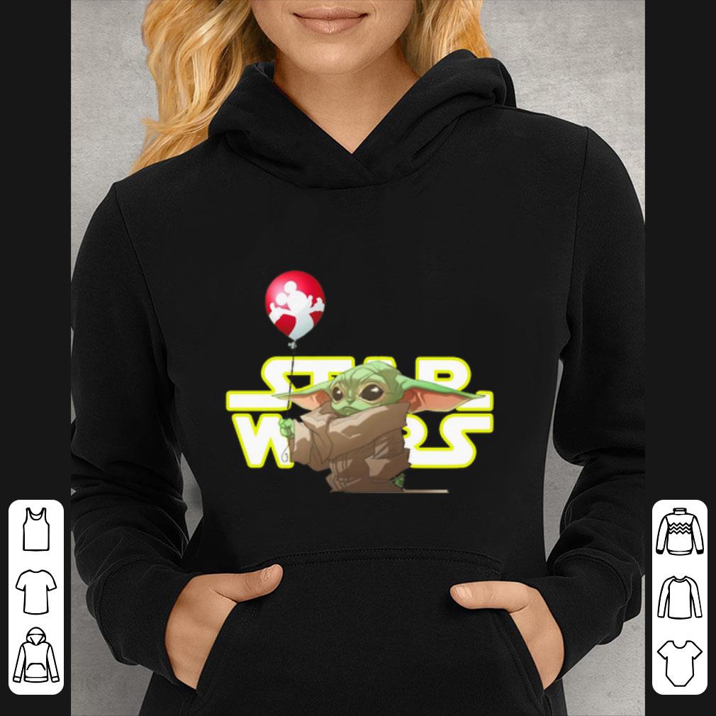 Nice Star Wars Baby Yoda Hand Holding Balloon Mickey Mouse shirt 4 - Nice Star Wars Baby Yoda Hand Holding Balloon Mickey Mouse shirt
