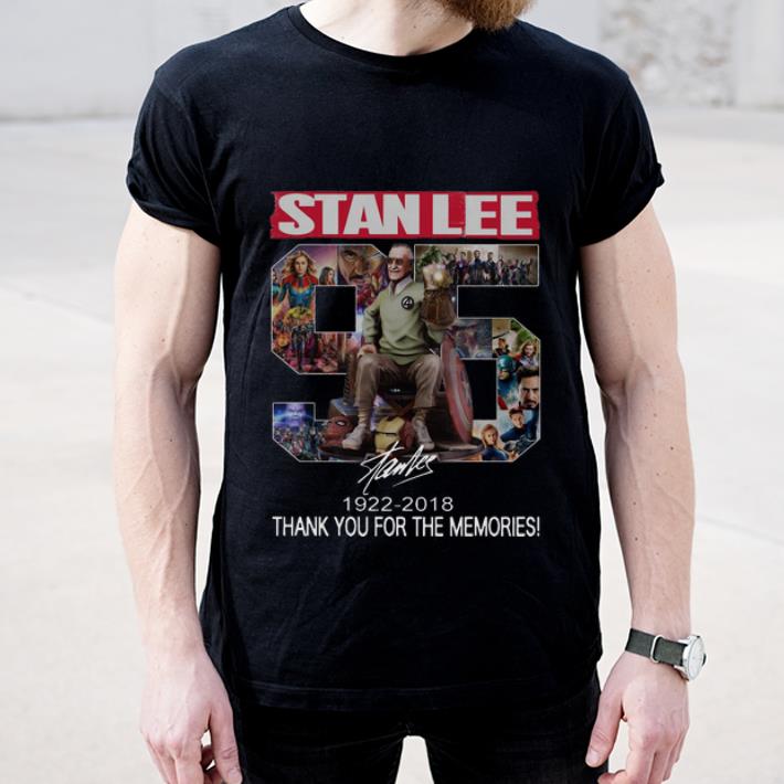 Official 96 Years Of Stan Lee Signature Thank You For The Memories shirt 4 - Official 96 Years Of Stan Lee Signature Thank You For The Memories shirt
