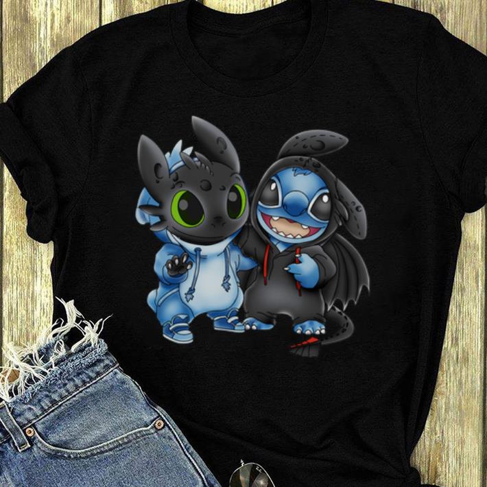 Official Baby Toothless And Baby Stitch shirt 4 - Official Baby Toothless And Baby Stitch shirt