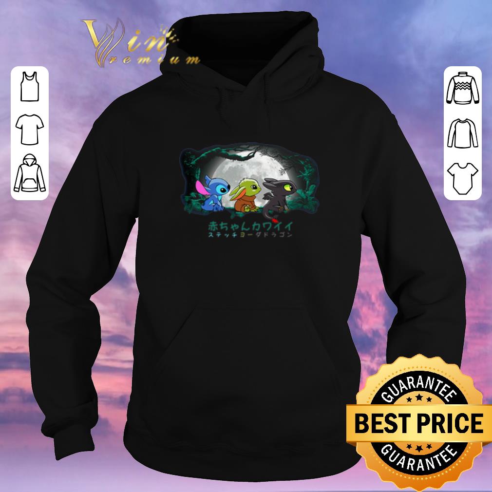 Official Baby Yoda Baby Stitch and Baby Toothless Disney shirt sweater 4 - Official Baby Yoda Baby Stitch and Baby Toothless Disney shirt sweater