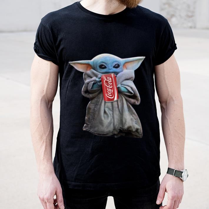 Official Baby Yoda Drink Coca Cola shirt 4 - Official Baby Yoda Drink Coca Cola shirt