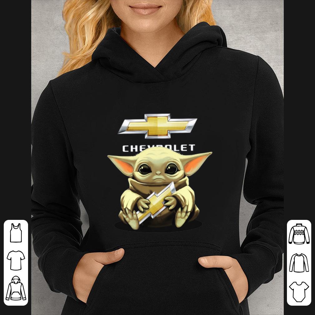 Official Baby Yoda Hug Chevrolet shirt 4 - Official Baby Yoda Hug Chevrolet shirt