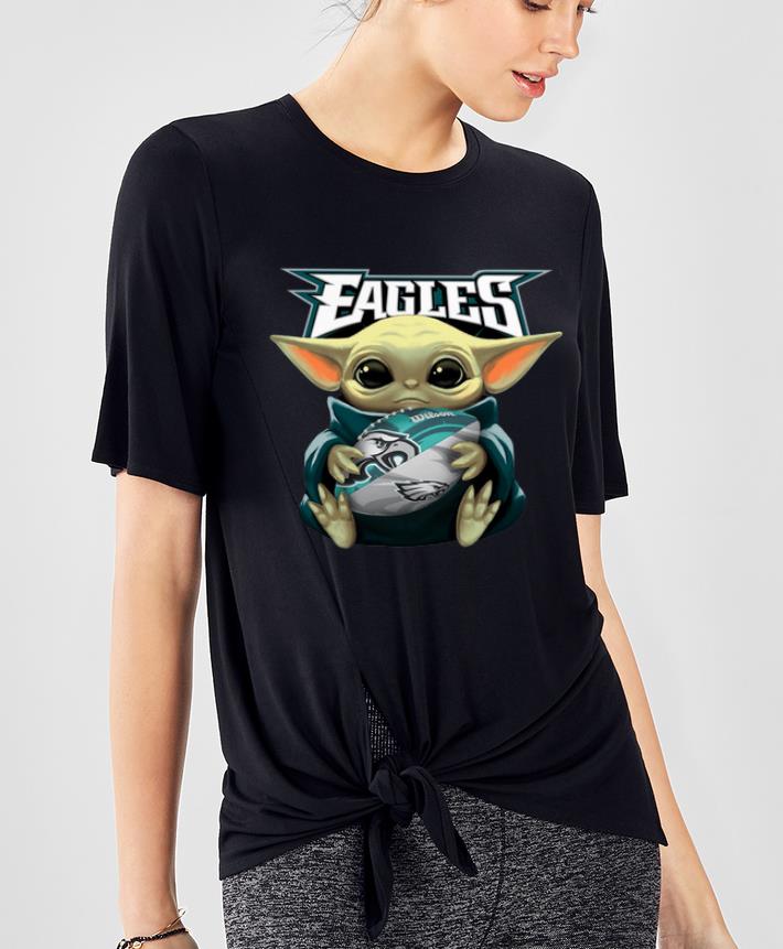 Official Baby Yoda Hug Philadelphia Eagles shirt 4 - Official Baby Yoda Hug Philadelphia Eagles shirt