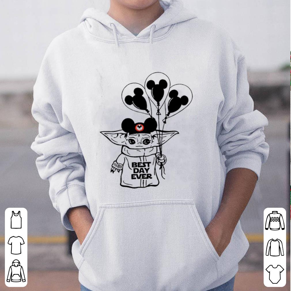 Official Baby Yoda Mickey Best Day Ever shirt 4 - Official Baby Yoda Mickey Best Day Ever shirt
