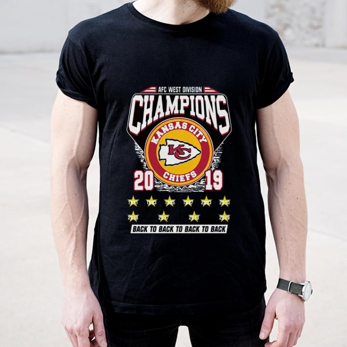 Official Kansas City Chiefs AFC West Division Champions 2019 back to back big ten shirt 4 - Official Kansas City Chiefs AFC West Division Champions 2019 back to back big ten shirt