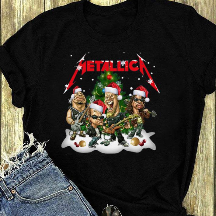 Official Metallica Members Santa Christmas Tree shirt 4 - Official Metallica Members Santa Christmas Tree shirt