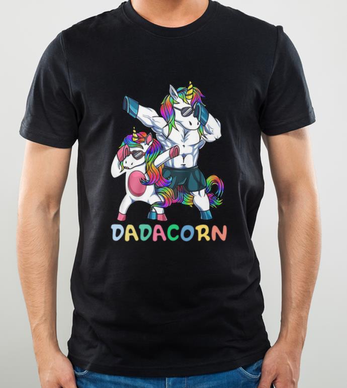 Official Rainbow Unicorn Dabbing Father Dadacorn shirt 4 - Official Rainbow Unicorn Dabbing Father Dadacorn shirt