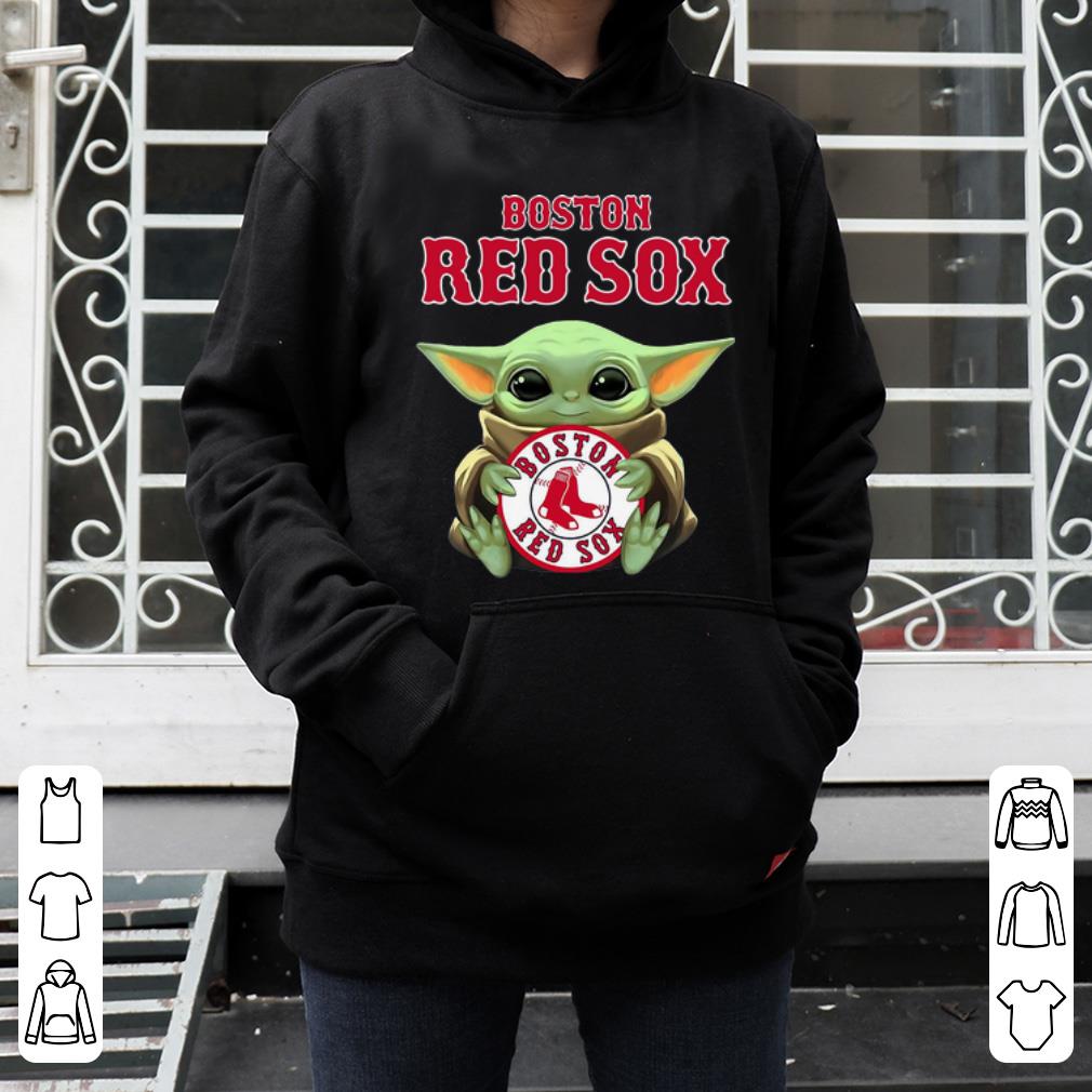 Official Softball Baby Yoda Hug Boston Red Sox shirt 4 - Official Softball Baby Yoda Hug Boston Red Sox shirt
