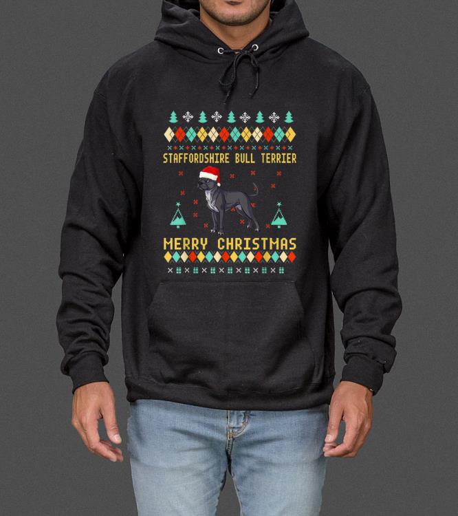 Official Staffordshire Bull Terrier Ugly Christmas sweater 4 - Official Staffordshire Bull Terrier Ugly Christmas sweater