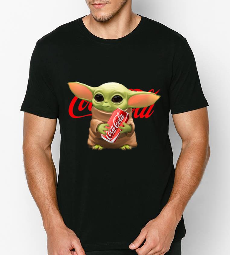 Official Star Wars Baby Yoda Hug Coca Cola shirt 4 - Official Star Wars Baby Yoda Hug Coca Cola shirt