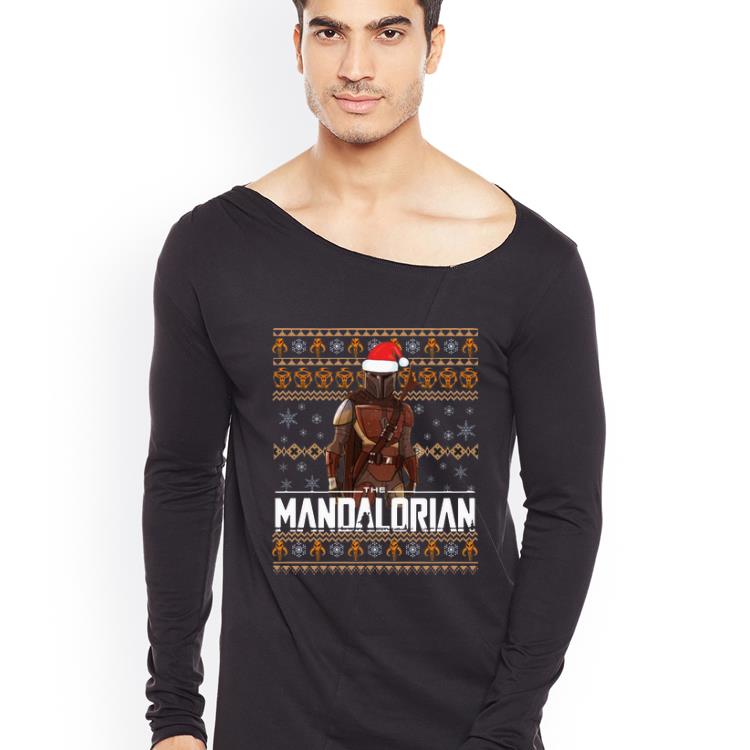 Official The Mandalorian Ugly Christmas shirt 4 - Official The Mandalorian Ugly Christmas shirt