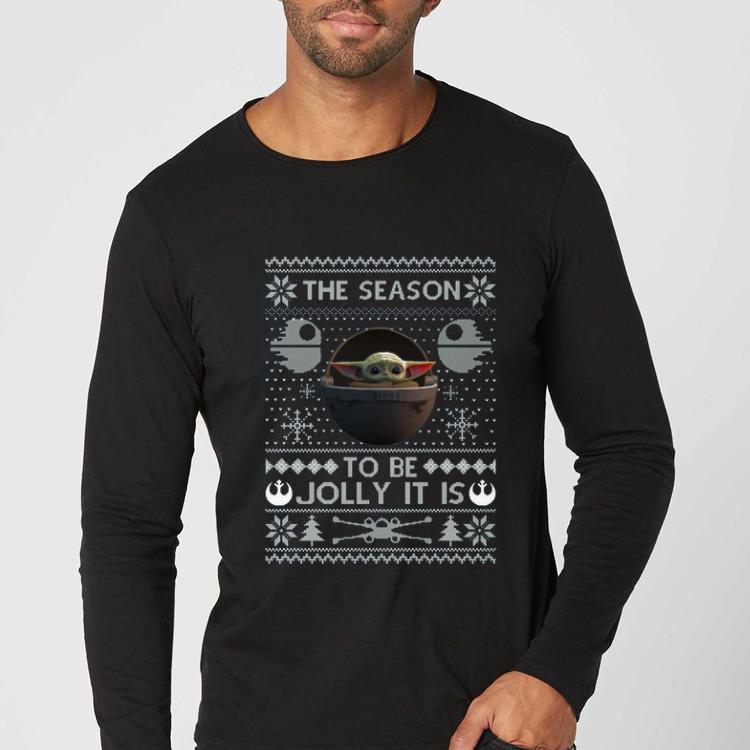 Official The Season To Be Jolly Baby Yoda Christmas shirt 4 - Official The Season To Be Jolly Baby Yoda Christmas shirt