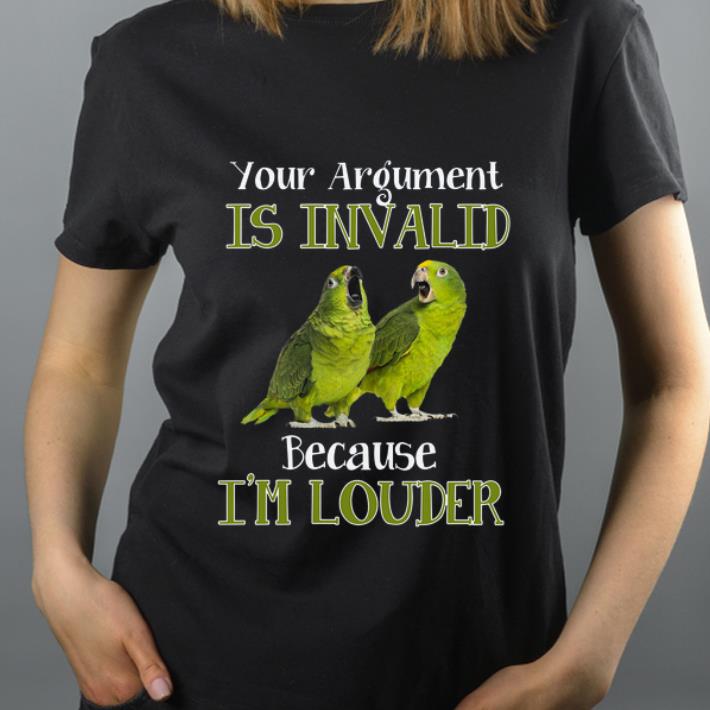 Official Your argument is invalid because I m Louder shirt 4 - Official Your argument is invalid because I’m Louder shirt