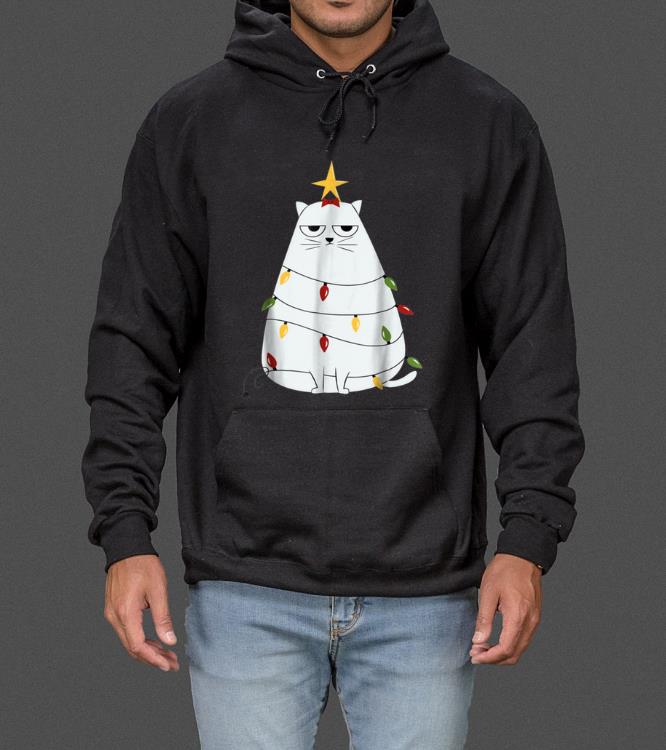 Original Cat Funny Grumpy Christmas Tree Cat For Men Women sweater 4 - Original Cat Funny Grumpy Christmas Tree Cat For Men Women sweater