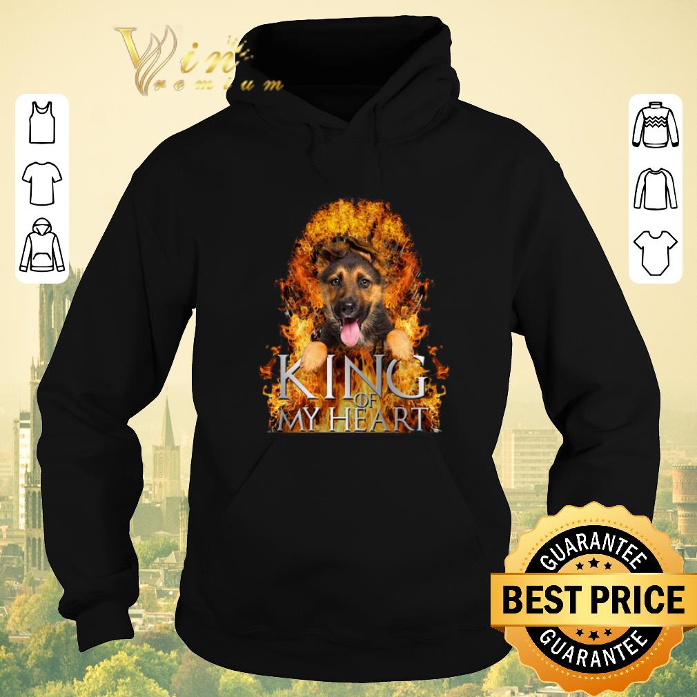 Original Game Of Thrones German Shepherd King of my heart shirt Original Game Of Thrones German Shepherd King of my heart shirt 4 - Original Game Of Thrones German Shepherd King of my heart shirt