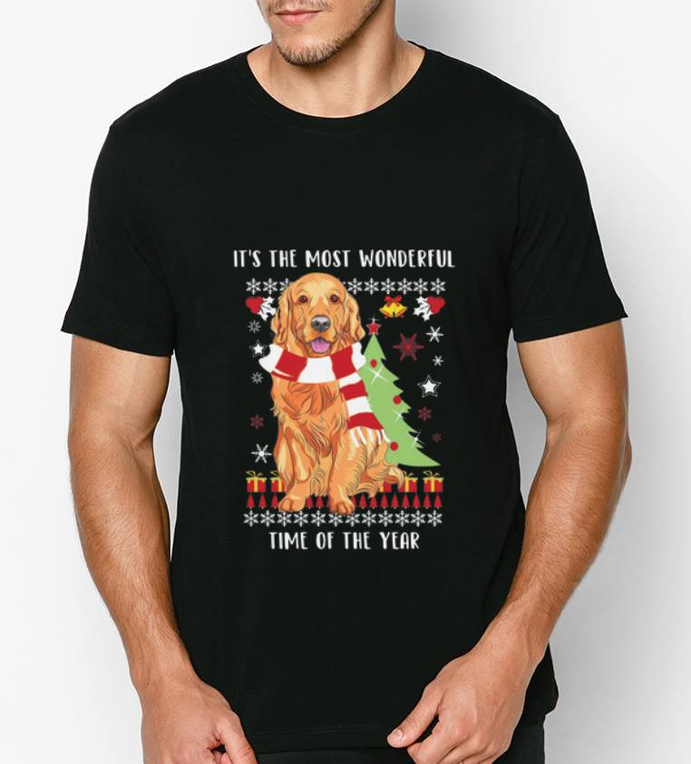 Original Golden Retriever Wonderful Time Of The Years Ugly Christmas shirt 4 - Original Golden Retriever Wonderful Time Of The Years Ugly Christmas shirt