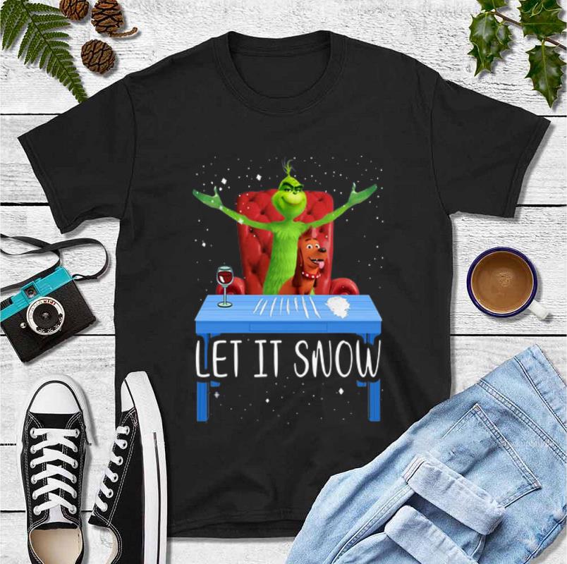 Original Grinch And Max Let It Snow shirt 4 - Original Grinch And Max Let It Snow shirt