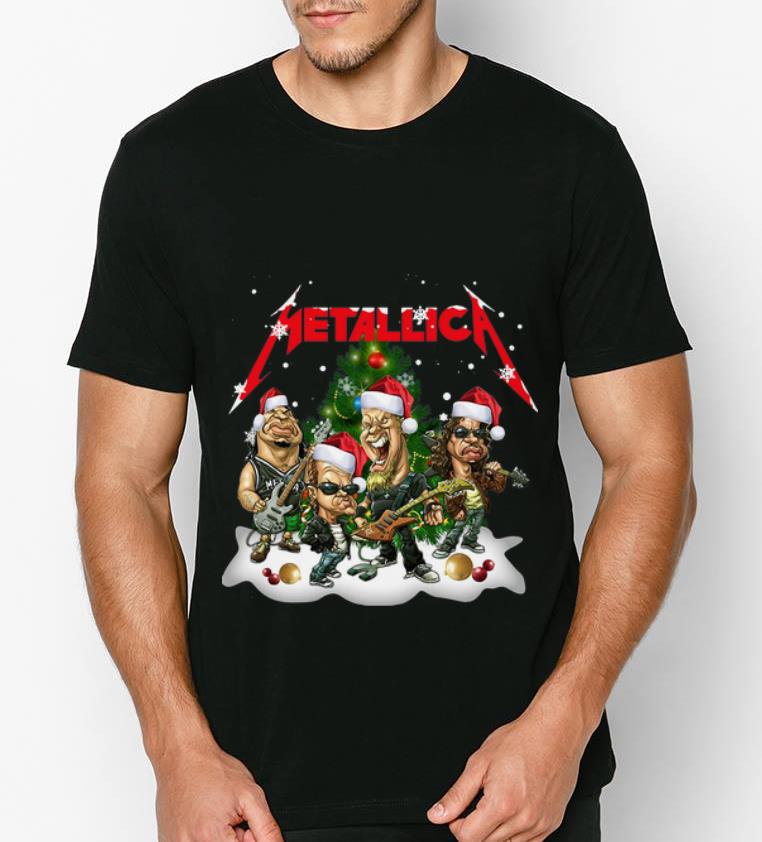 Original Metallica Members Santa Christmas Tree shirt 4 - Original Metallica Members Santa Christmas Tree shirt
