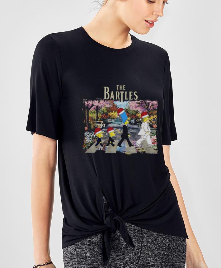 Original Santa The Simpsons The Bartles Abbey Road Crosswalk Christmas shirt 4 - Original Santa The Simpsons The Bartles Abbey Road Crosswalk Christmas shirt