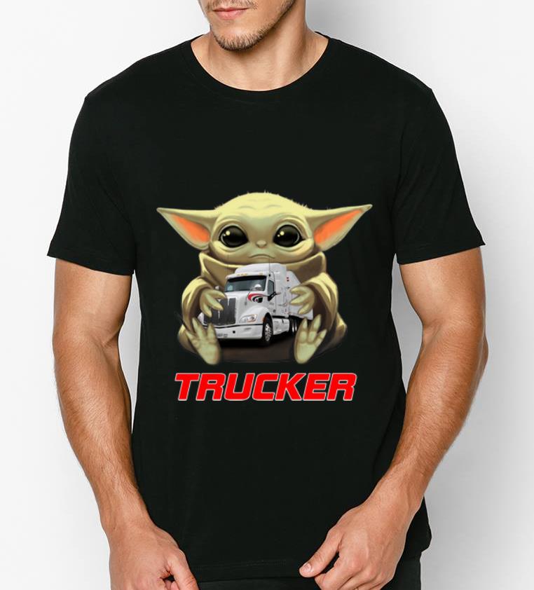 Original Star Wars Baby Yoda Hug Trucker shirt 4 - Original Star Wars Baby Yoda Hug Trucker shirt